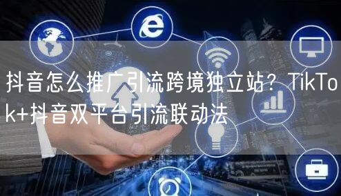 抖音怎么推广引流跨境独立站？TikTok