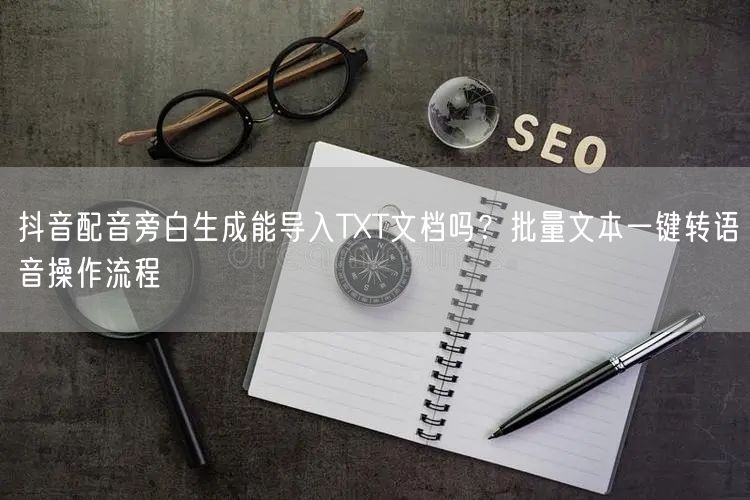 抖音配音旁白生成能导入TXT文档吗？批量